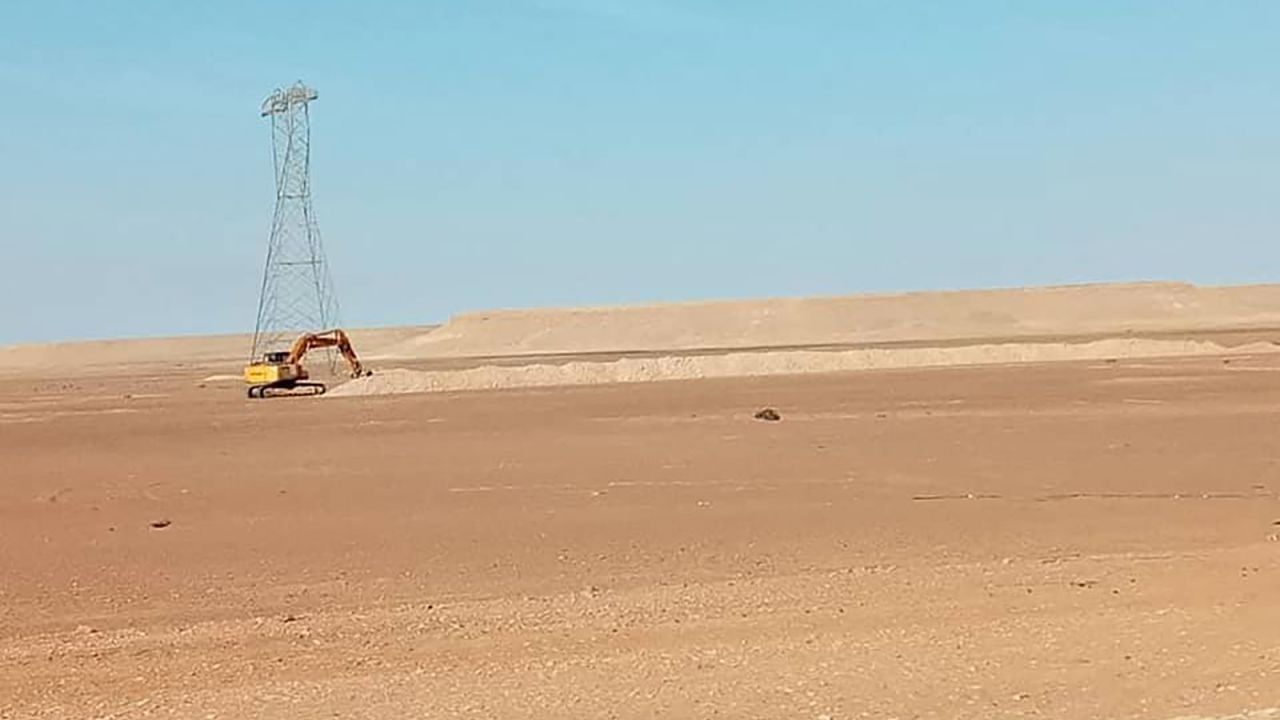 By January 2021, more of the trench digging was captured on camera along the road connecting Sirte to Jufra.
