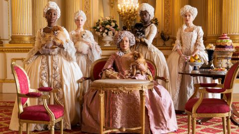 Golda Rosheuvel as Queen Charlotte in "Bridgerton"