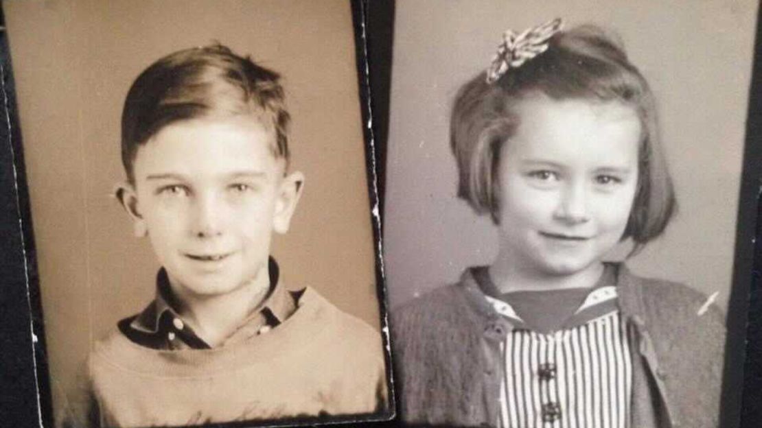 School photos of Dick and Shirley. 