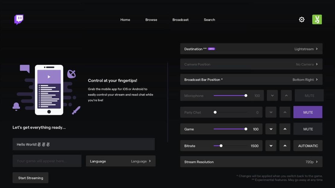 Twitch TV: How to get started with streaming