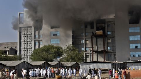 The blaze at the vaccine facility was brought under control but its cause is still under investigation, according to Indian officials