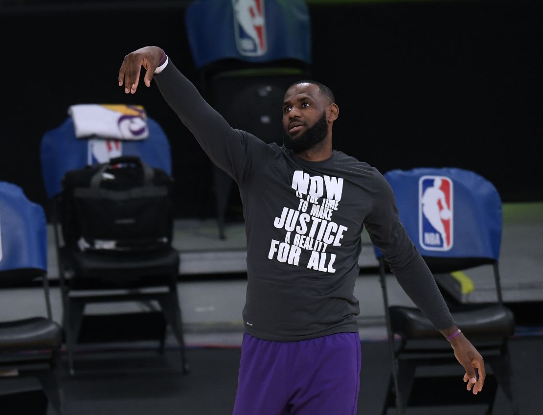 LeBron James has always used his platform to fight for equality. 