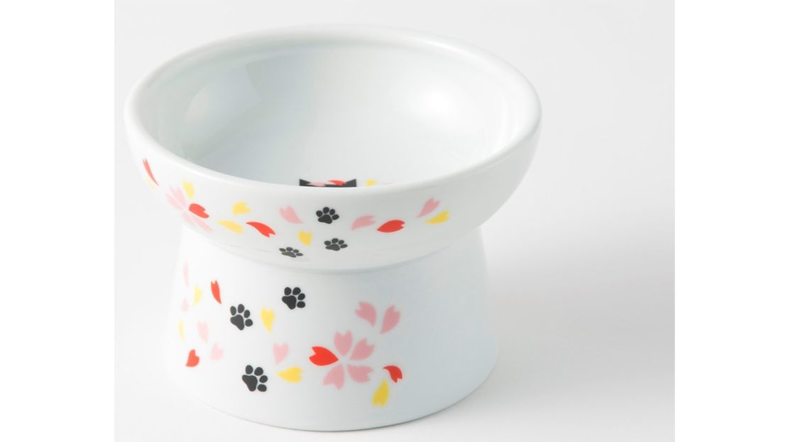 Necoichi Raised Cat Food Bowl