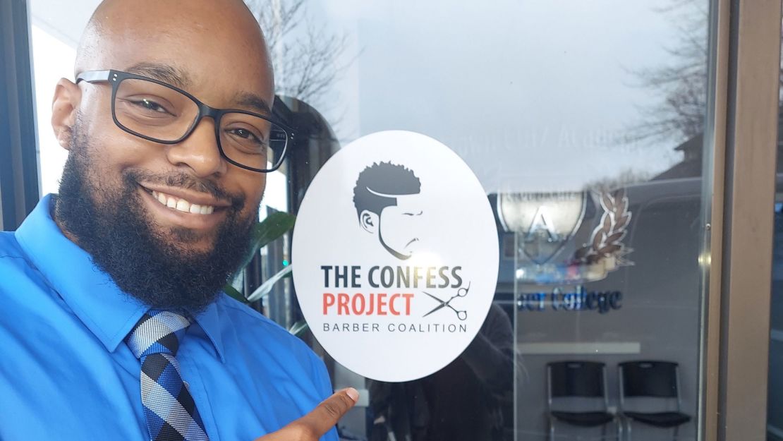 Ray Conner, member of the Confess Project Barber Coalition
