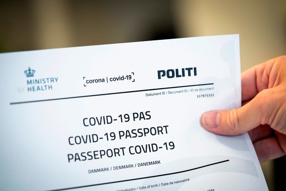 Denmark hopes to have a vaccine passport scheme in place by summer.