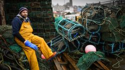 TARBERT, SCOTLAND - JANUARY 14: Jamie McMillan from Loch Fyne Langoustines poses for a photograph on January 14, 2021 in Tarbert, Scotland. The SNP recently claimed that a third of the Scottish fishing fleet is tied up in harbour and losing £1 million a week, causing fresh and high quality produce to be lost. (Photo by Jeff J Mitchell/Getty Images)