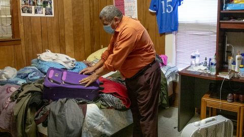 Chicas began packing his belongings at the School for Conversion in Durham, North Carolina this week. He had lived in sanctuary there for three years and seven months and left on Friday, days after President Biden took office.