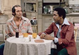 Gregory Sierra (left) as neighbor Julio Fuentes in an episode from "Sanford and Son"