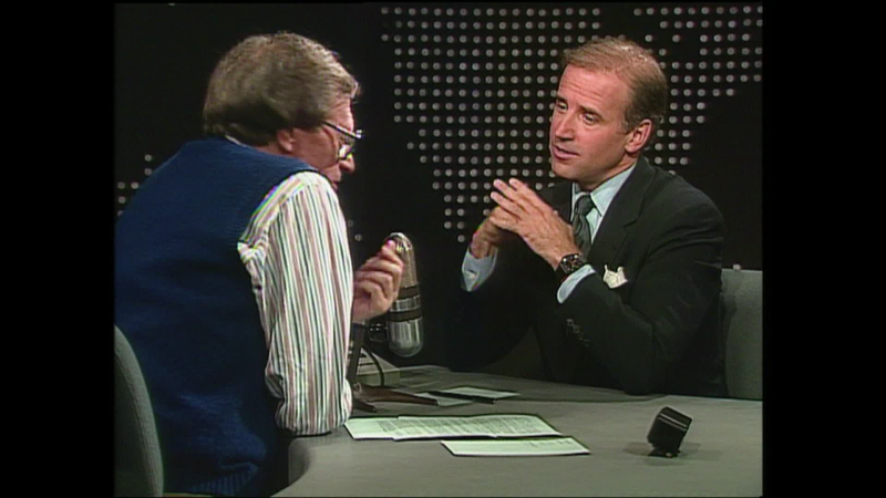 Sen Joe Biden Talks Presidential Aspirations With Larry King 1987