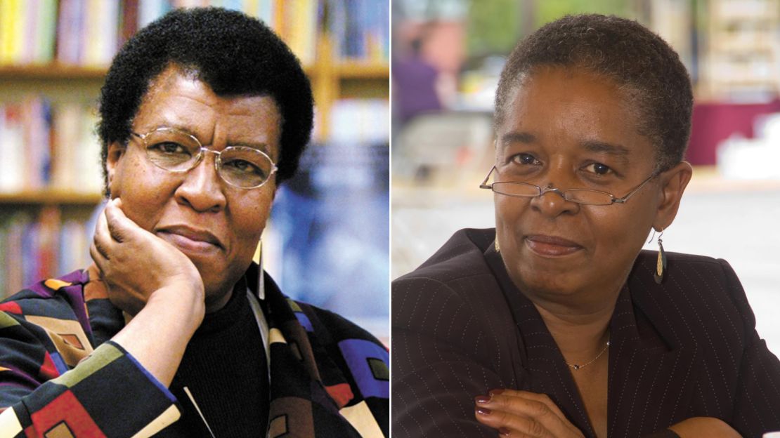 Authors Octavia E. Butler, left, and Beverly Jenkins.