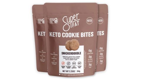 SuperFat Snickerdoodle Keto Cookie Bites