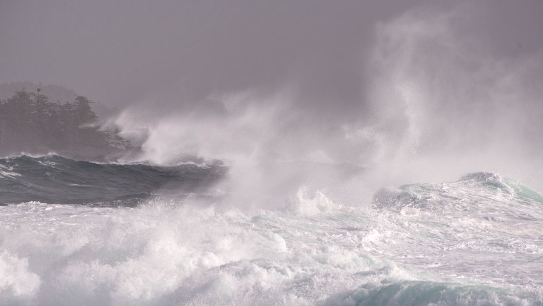 Jeff George took this shot from Lennard Island on a stormy day.