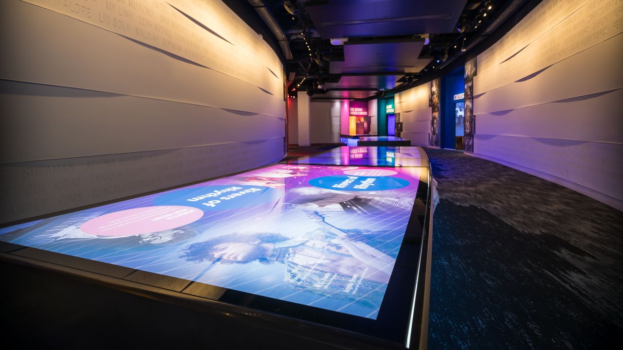 The Rivers of Rhythm Pathways also feature periodic immersive-film experiences that place visitors amid iconic music moments.