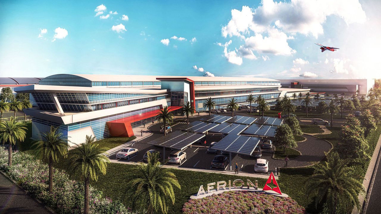 Work has started on Aerion Park, Aerion's new Florida HQ. 