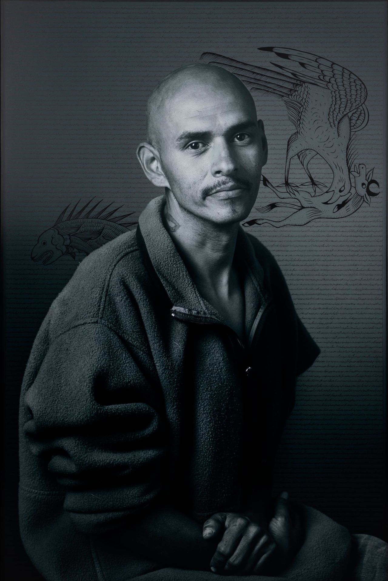 "Alfonso Garundo" from "Land of Dreams" (2019). Neshat traveled around New Mexico collecting the dreams and nightmares of different residents.