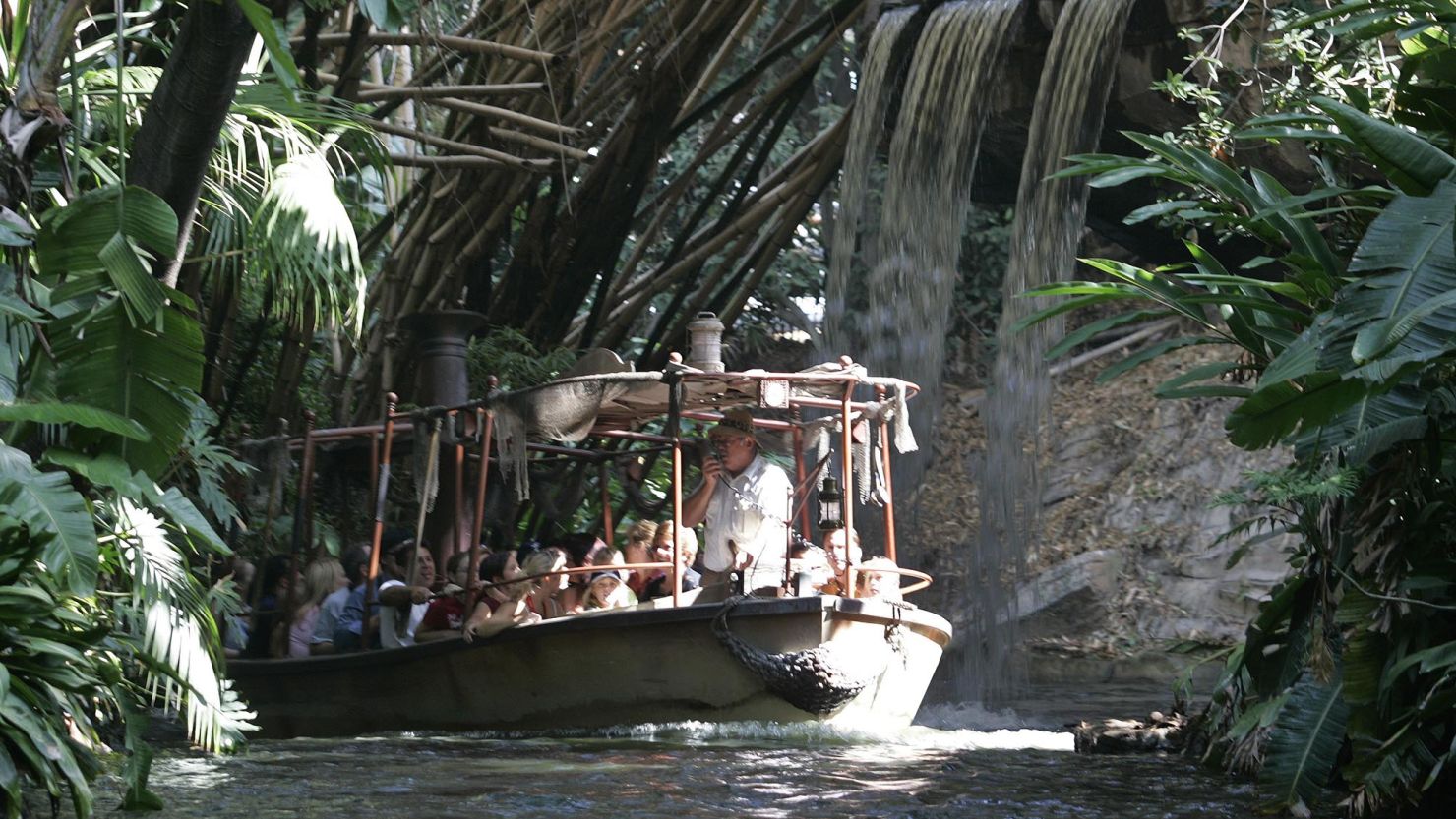 The guns are back on the Jungle Cruise. And the famous teacups are spinning again. In what seems to be a rolereversing position on political correctness, park officials say they are returning the magic to Disneyland, which next year celebrates its 50th birthday. No word yet whether the wenches in Pirates of the Caribbean will be back.  (Photo by Don Kelsen/Los Angeles Times via Getty Images)
