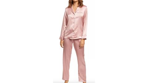 Ginia Long Silk Pajama Set 