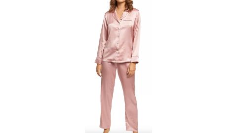 Ginia Long Silk Pajama Set