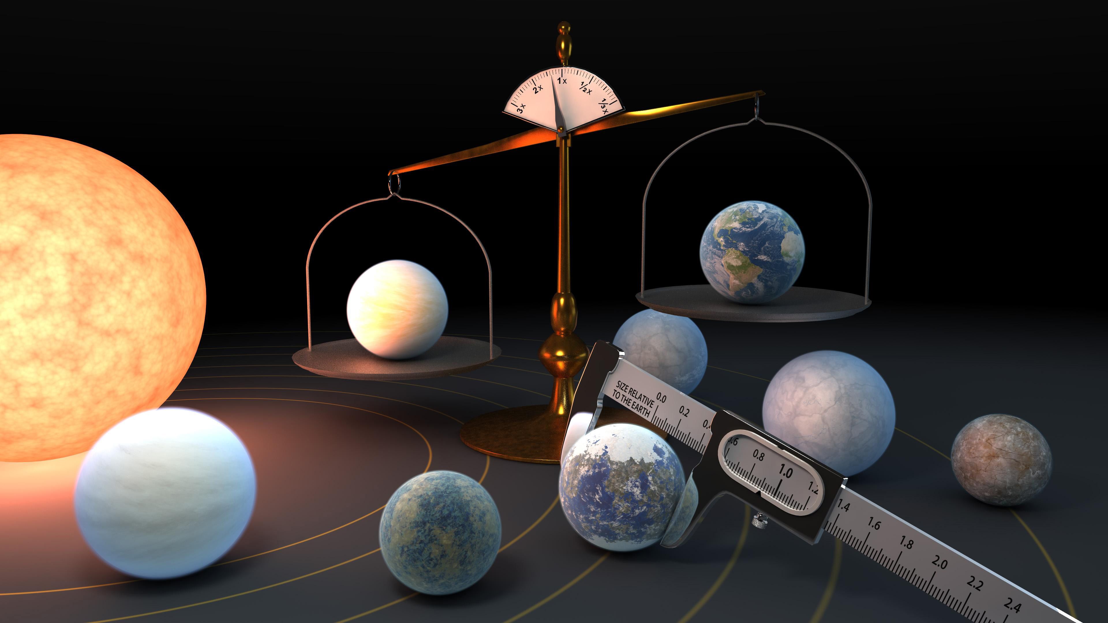 solar system measurements
