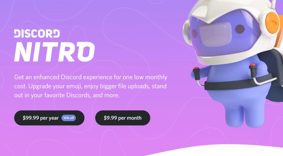 Discord app Nitro