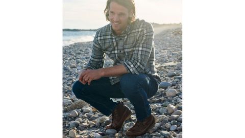 Men's Scotch Plaid Flannel Shirt