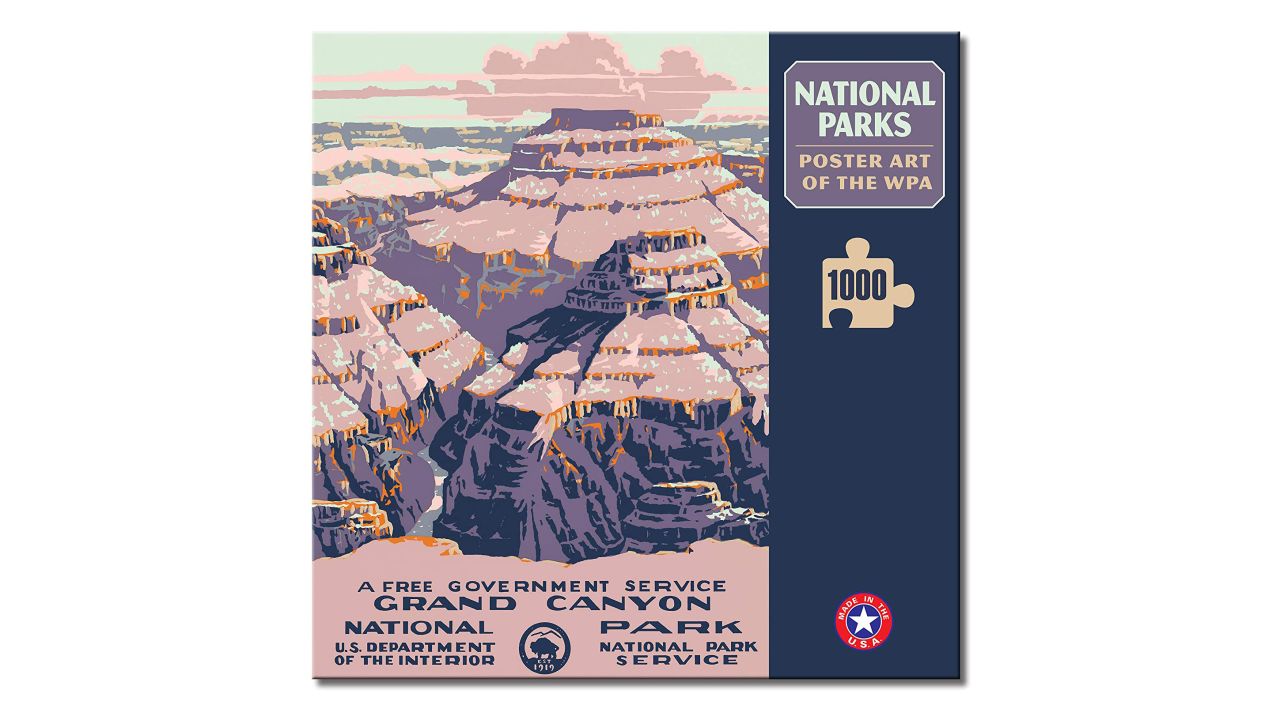 Grand Canyon National Park Poster Art of The WPA 1,000-Piece Jigsaw Puzzle