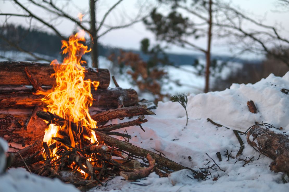 Sitting near a fire is a method that's always reliable. 