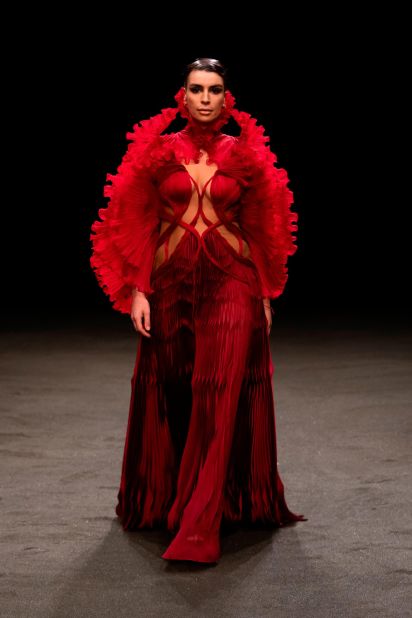 Iris van Herpen's SS21 haute couture collection, titled "Roots of Rebirth."