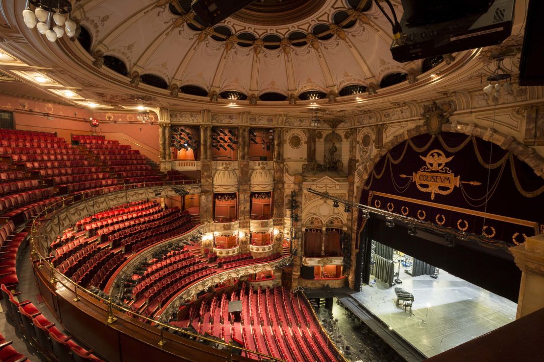The English National Opera (ENO) is based in the Coliseum theater in London.