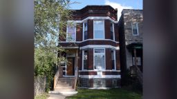 The former home of Emmett Till at 6427 S. St. Lawrence Ave., in Chicago