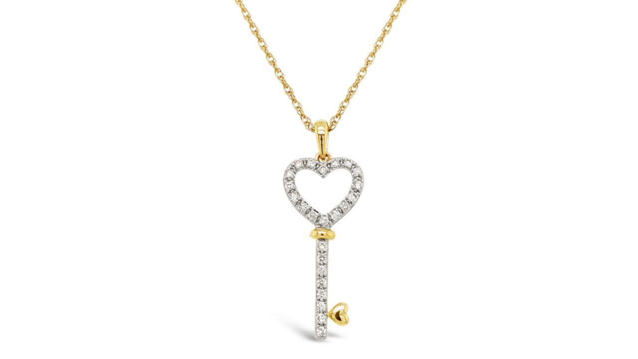 With Clarity Keystar Diamond Pendant