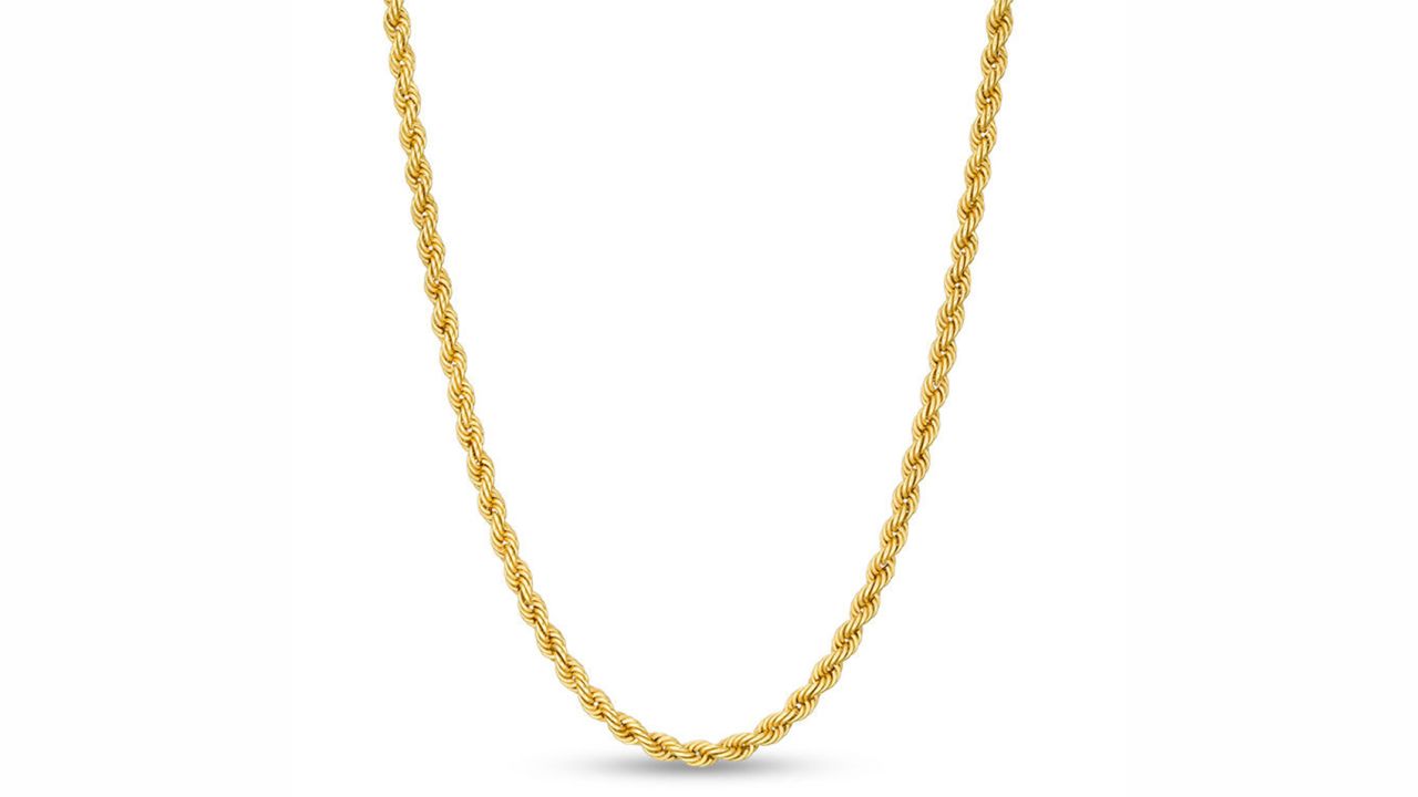 Piercing Pagoda Rope Chain Necklace