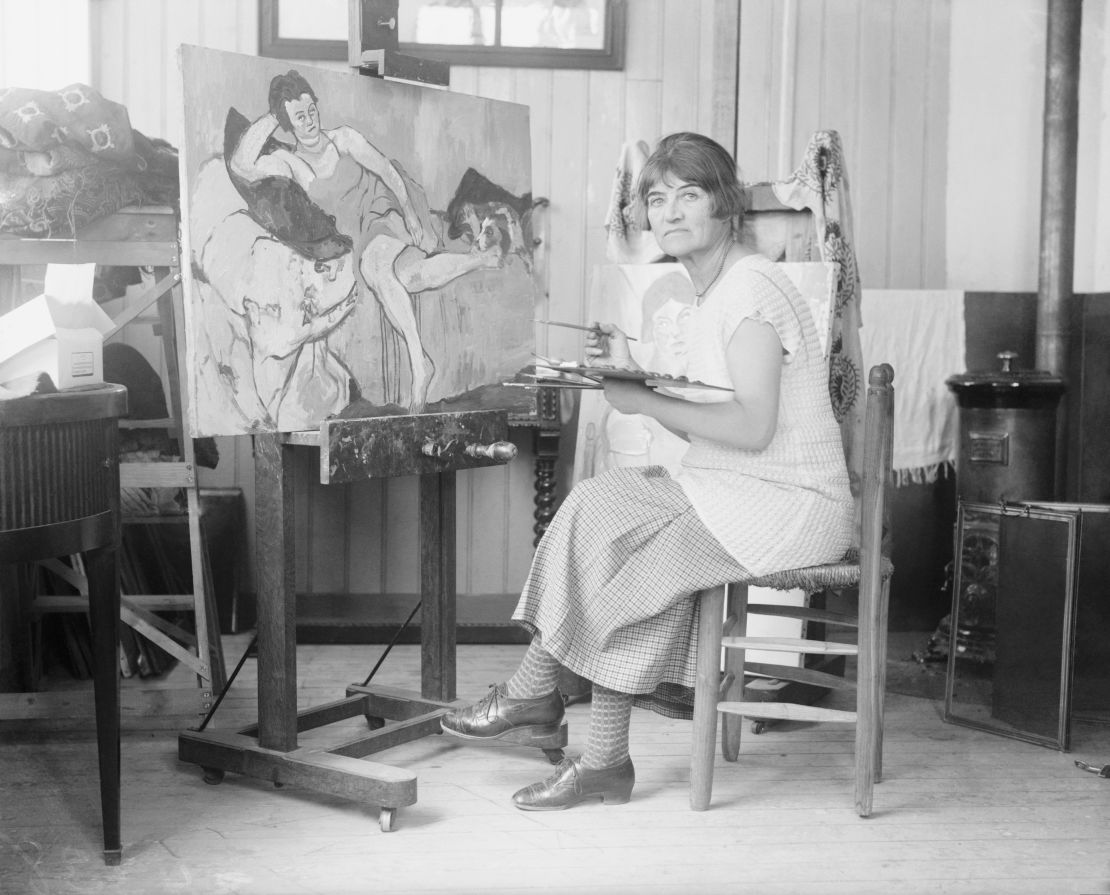 Suzanne Valadon was a famous artists' model who posed for Pierre-Auguste Renoir and Henri Toulouse-Lautrec before striking out on her own to paint.