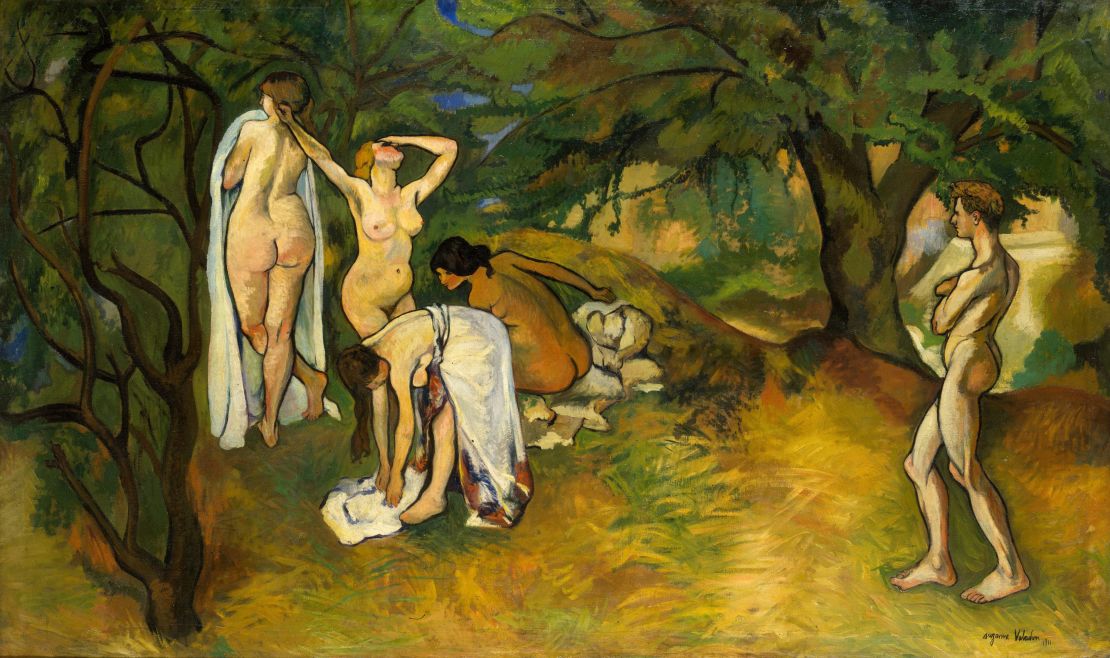 Valadon was a female artist from a low-income background with no formal training, making her entry into the art world unheard of at the time. Pictured: "Joy of Life," 1911.