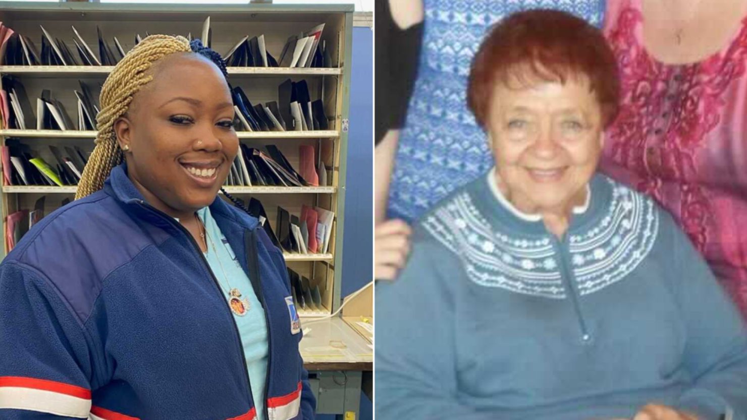 A USPS mail carrier in Chicago helped save the life of an elderly woman who fell and couldn't call for help. 