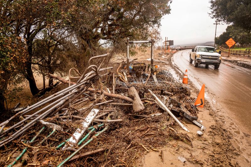 California Storm: One Woman Injured, 25 Structures Damaged As Powerful ...