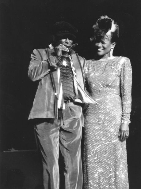 Tyson attends a star-studded tribute for her husband, jazz trumpeter Miles Davis, in 1983. The two were married in 1981 and divorced in 1988.