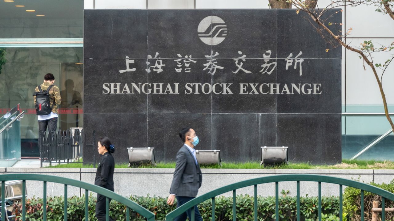 General views of the Shanghai Stock Exchange in Shanghai, China taken on November 4, 2020.