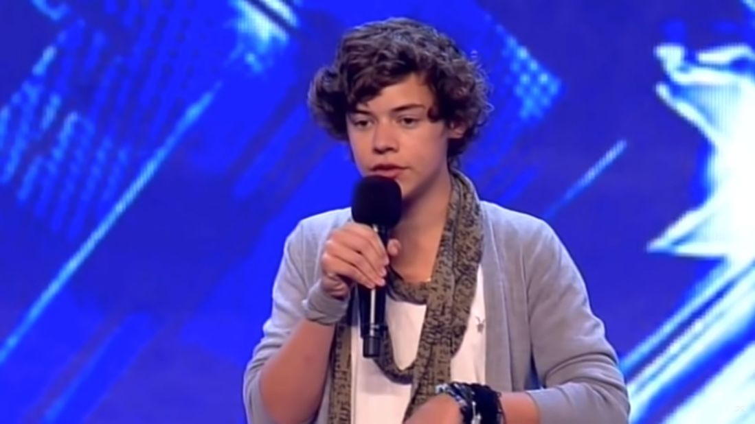 Harry Styles auditioning for the seventh series of British talent competition, X Factor, in 2010.