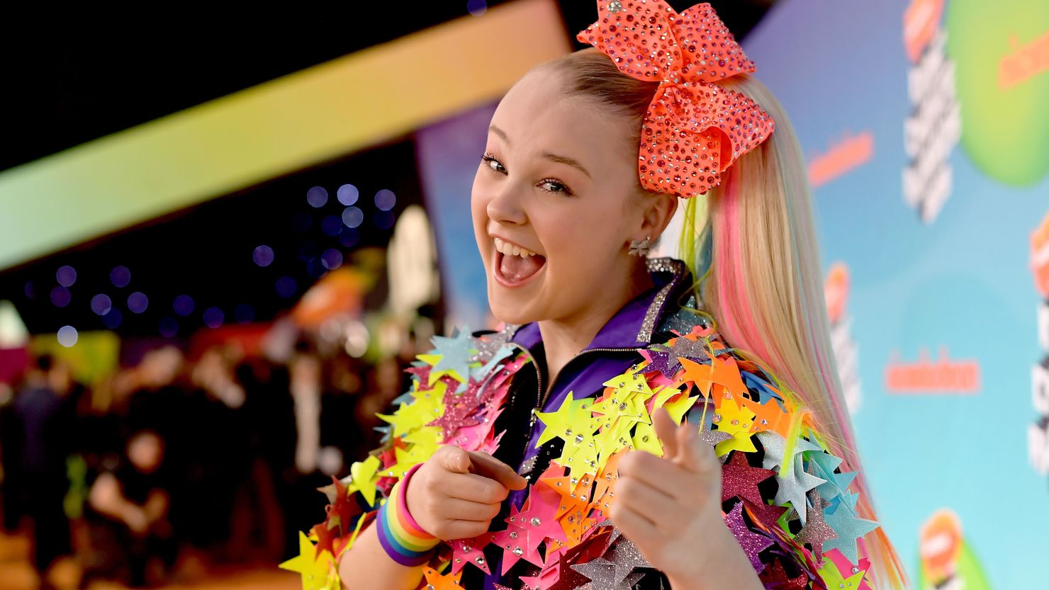 JoJo Siwa, seen here attending the Nickelodeon's 2019 Kids' Choice Awards at Galen Center on March 23, 2019 in Los Angeles, California, is joining the cast of "Dancing with the Stars." 