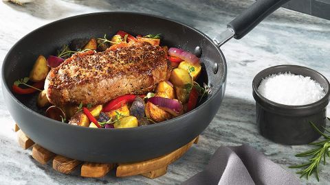 T-fal Ultimate Hard Anodized Nonstick Fry Pan with Lid