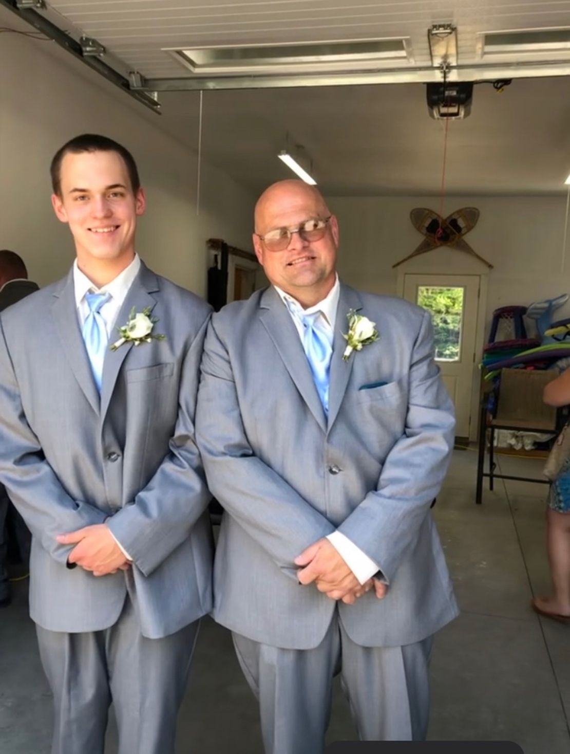 Spencer and his father, Jay Smith.