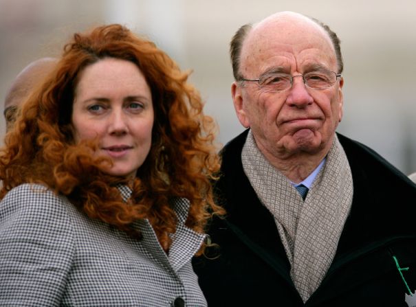 Murdoch attends a horse racing festival with journalist Rebekah Brooks in 2010. From 2000-2003, Brooks was editor of Murdoch's News of the World, one of the oldest and best-selling newspapers in Britain. A phone-hacking scandal, however, <a href="index.php?page=&url=http%3A%2F%2Fwww.cnn.com%2F2011%2FWORLD%2Feurope%2F07%2F07%2Fuk.phonehacking%2Findex.html" target="_blank">forced Murdoch to close the tabloid</a> that was his pride and joy. Brooks was eventually <a href="index.php?page=&url=https%3A%2F%2Fwww.cnn.com%2F2014%2F06%2F24%2Fworld%2Feurope%2Fuk-phone-hacking%2Findex.html" target="_blank">cleared of all charges</a> related to the case.