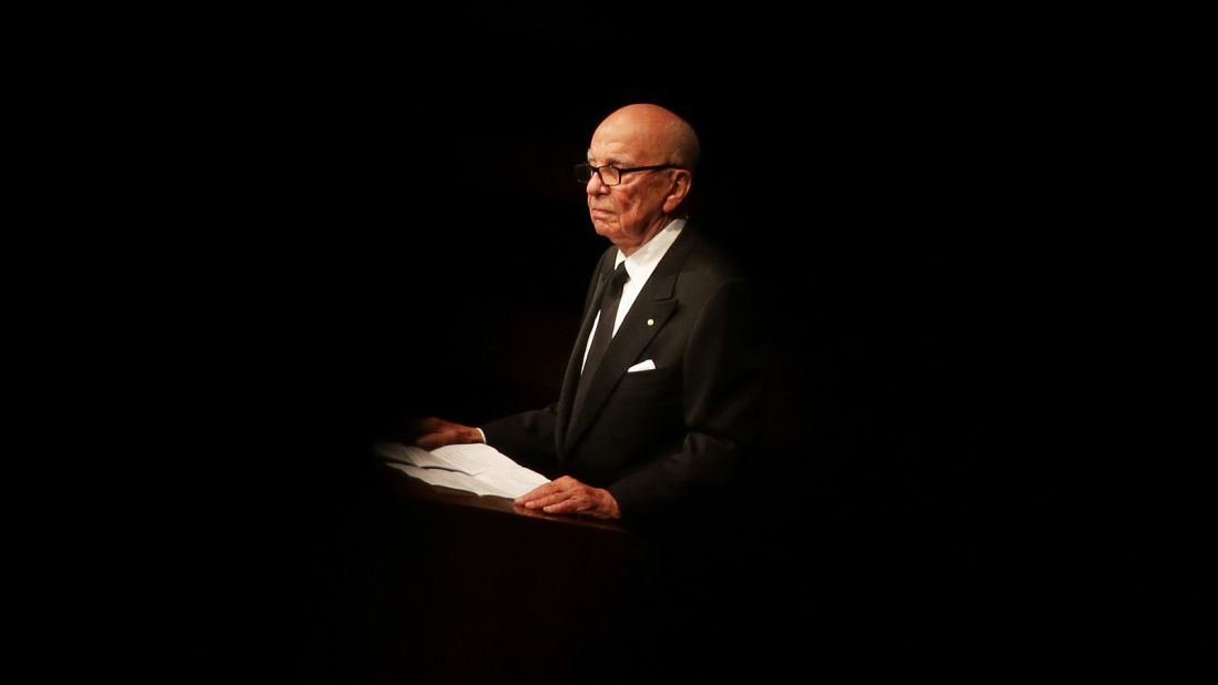 Murdoch attends a 2013 event in Sydney hosted by the Lowy Institute for International Policy.