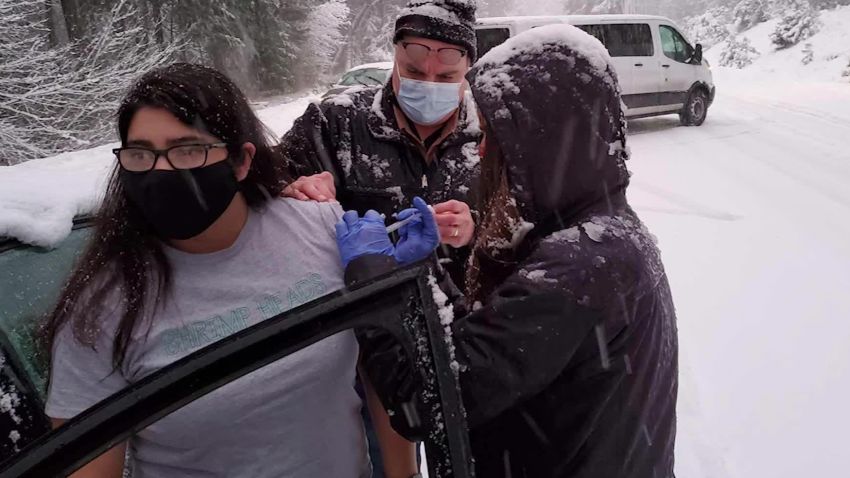 Oregon healthcare workers snowstorm