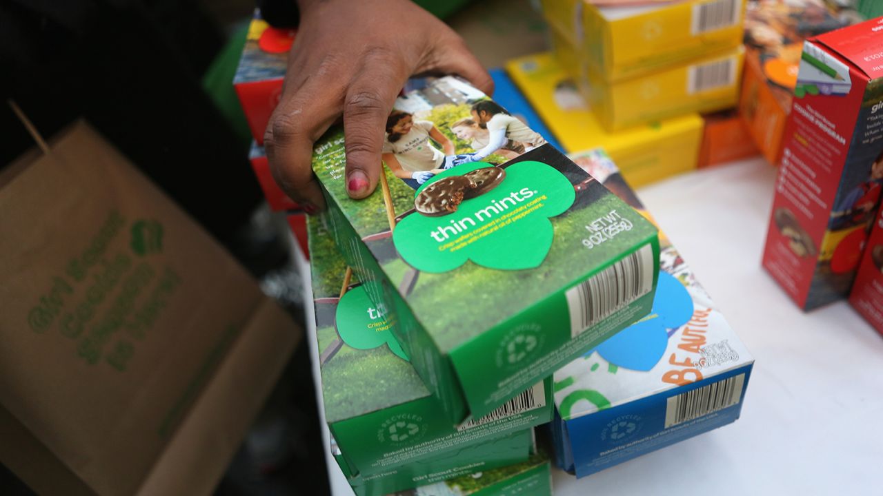 Girl Scouts are selling their cookies a little differently this year, including with the help of GrubHub. 