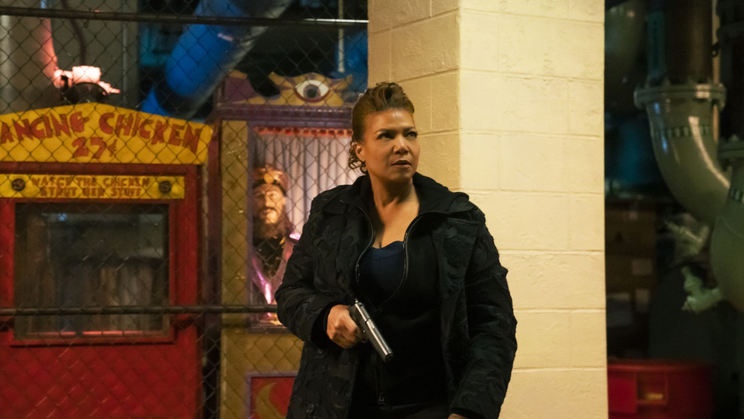 Queen Latifah stars in CBS' new version of 'The Equalizer,' premiering after the Super Bowl (Barbara Nitke/CBS).