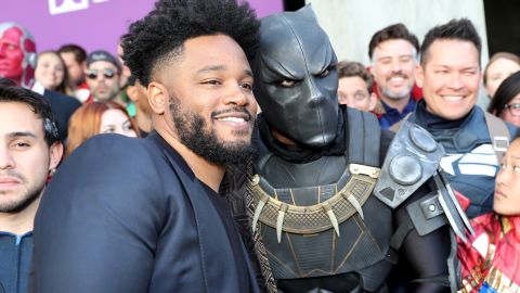 Ryan Coogler (L) attends the Los Angeles World Premiere of Marvel Studios' "Avengers: Endgame" at the Los Angeles Convention Center on April 23, 2019.