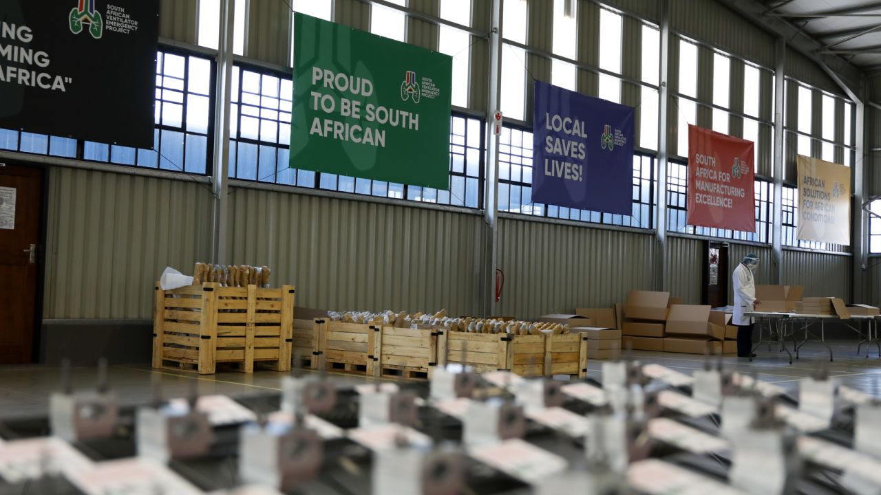 The SAVE-P project produced all 2,000 ventilators locally in South Africa.