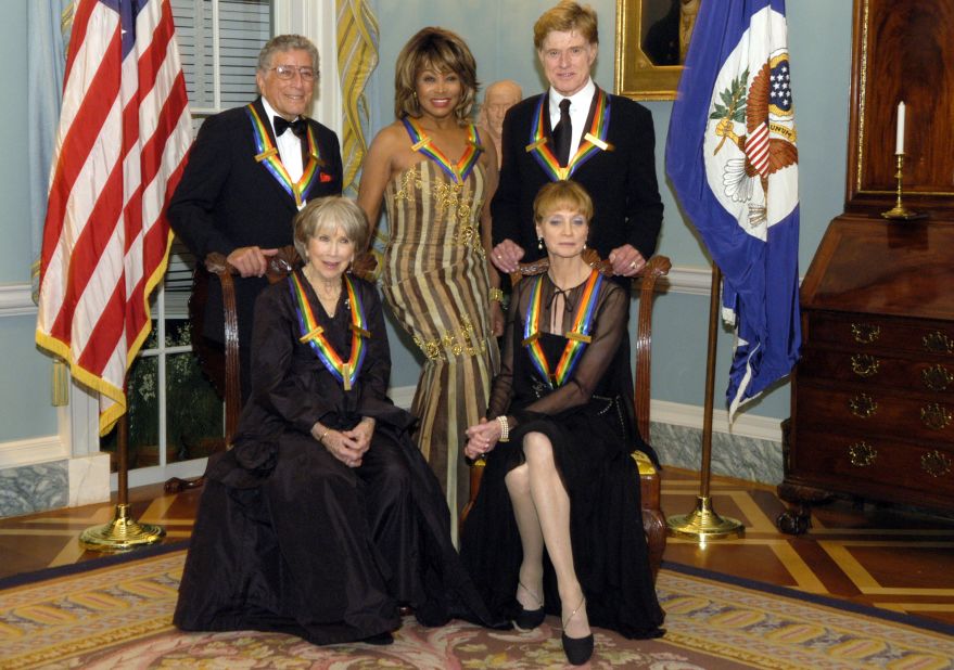 Bennett was a Kennedy Center honoree in 2005 along with Tina Turner, Robert Redford, Julie Harris and Suzanne Farrell.